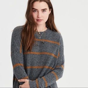 AE Striped Jegging Pullover Sweater